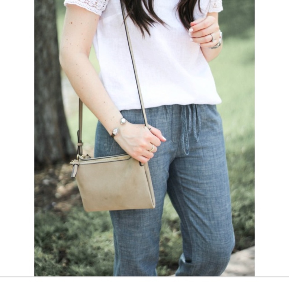 J crew linen drapery drawstring crop pants